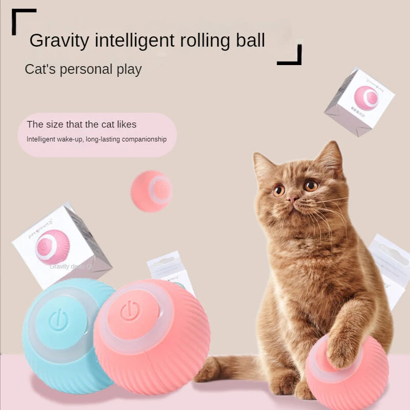 Ball pour chat interactif Intello Ball Cat Bleu vert